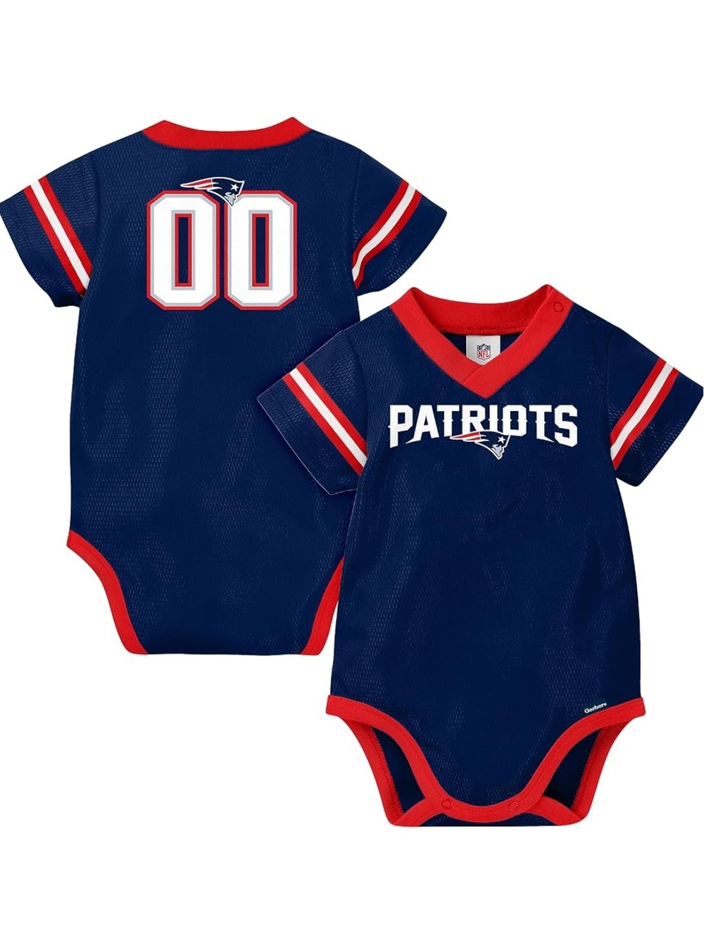 New England Patriots Baby One-Piece Jersey Size 6-12 Months